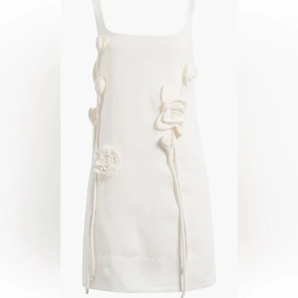 FARM Rio White Floral Mini Dress - Picture 4 of 8